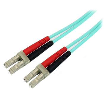 StarTech.com A50FBLCLC10 kabel optyczny 10 m LC OM3 Kolor Aqua