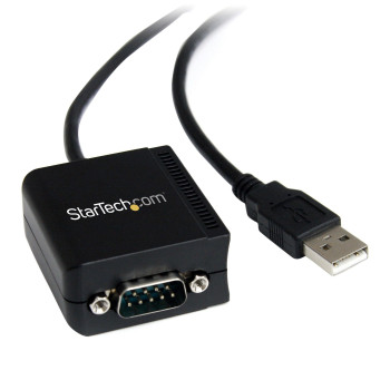 StarTech.com ICUSB2321FIS zmieniacz płci   kabli DB-9 USB A Czarny
