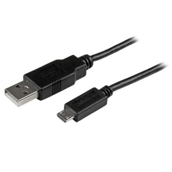 StarTech.com USBAUB15CMBK kabel USB 0,15 m USB 2.0 USB A Micro-USB B Czarny