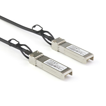 StarTech.com DACSFP10G1M kabel optyczny 1 m SFP+ Czarny