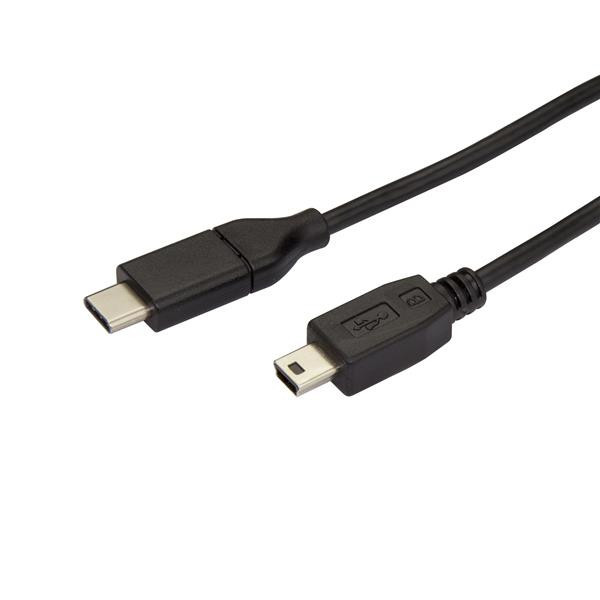 StarTech.com USB2CMB2M kabel USB 2 m USB 2.0 USB C Mini-USB B Czarny StarTech.com USB2CMB2M kabel USB 2 m USB 2.0 USB C Mini-USB B Czarny