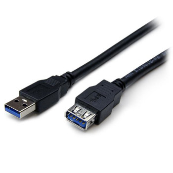 StarTech.com USB3SEXT2MBK kabel USB 2 m USB 3.2 Gen 1 (3.1 Gen 1) USB A Czarny