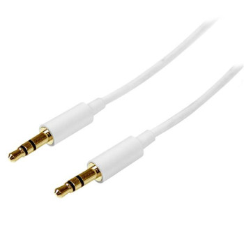 StarTech.com MU2MMMSWH kabel audio 2 m 3.5mm Biały