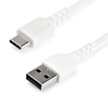 StarTech.com RUSB2AC1MW kabel USB 1 m USB 2.0 USB A USB C Biały