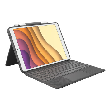 Logitech Combo Touch for iPad Air (3rd generation) and iPad Pro 10.5-inch Grafitowy Smart Connector QWERTZ Niemiecki