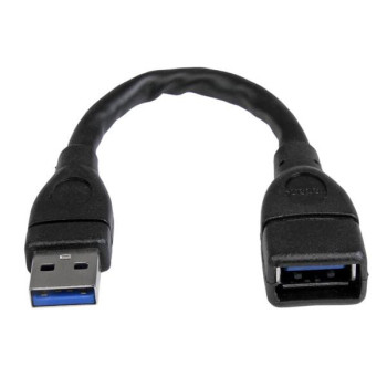 StarTech.com USB3EXT6INBK kabel USB 0,152 m USB 3.2 Gen 1 (3.1 Gen 1) USB A Czarny