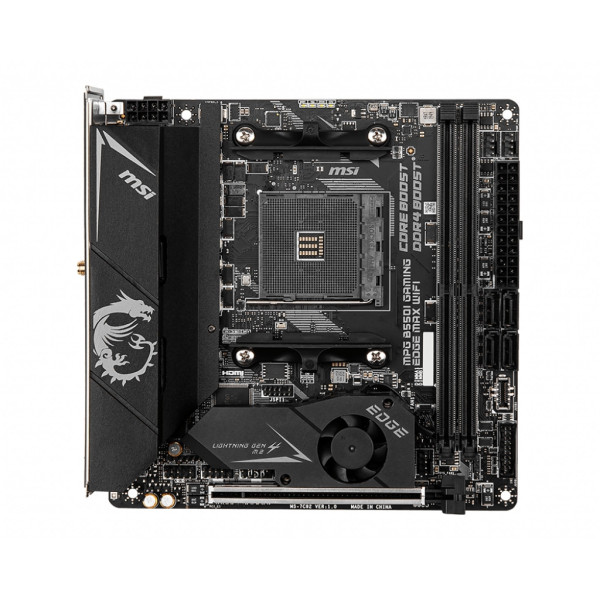 MSI MPG B550I GAMING EDGE MAX WIFI płyta główna AMD B550 Socket AM4 mini ITX MSI MPG B550I GAMING EDGE MAX WIFI płyta główna AMD B550 Socket AM4 mini ITX