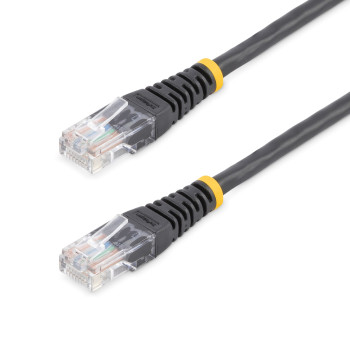 StarTech.com M45PAT15MBK kabel sieciowy Czarny 15 m Cat5e U UTP (UTP)