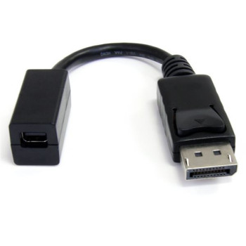 StarTech.com DP2MDPMF6IN kabel DisplayPort 0,152 m Mini DisplayPort Czarny