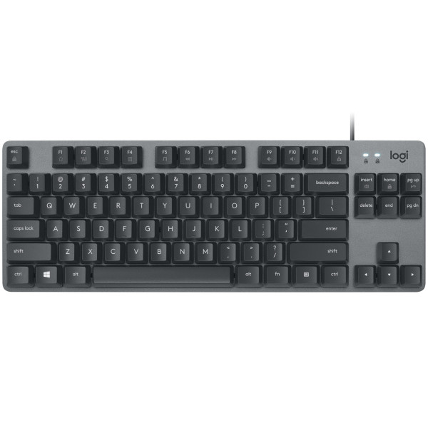 Logitech K835 TKL Mechanical Keyboard klawiatura USB Niemiecki Grafitowy, Szary Logitech K835 TKL Mechanical Keyboard klawiatura USB Niemiecki Grafitowy, Szary