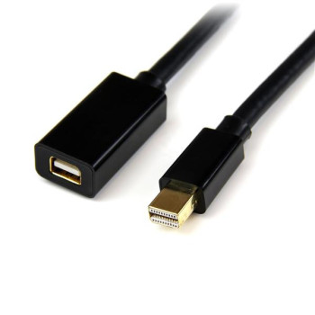 StarTech.com MDPEXT3 kabel DisplayPort 0,9 m Mini DisplayPort Czarny