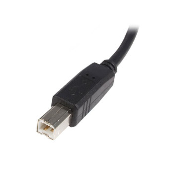 StarTech.com 0.5m, USB 2.0 A USB 2.0 B, M M kabel USB 0,5 m USB A USB B Czarny