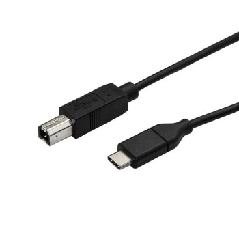 StarTech.com USB2CB50CM kabel USB 0,5 m USB 2.0 USB C USB B Czarny