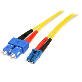 StarTech.com SMFIBLCSC1 kabel optyczny 1 m LC SC OS1 Żółty