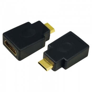 Adapter HDMI typ A żeński - Mini HDMI typ C męski