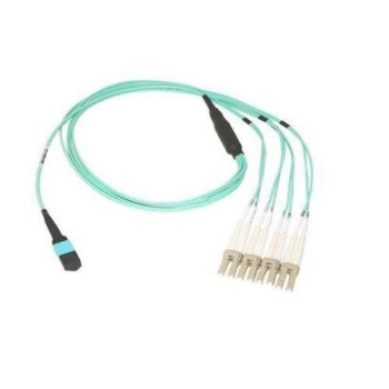 DELL 3R0NX kabel optyczny 1 m MTP OM4 Kolor Aqua