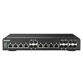 QNAP QSW-IM1200-8C łącza sieciowe Zarządzany L2 Żaden Czarny