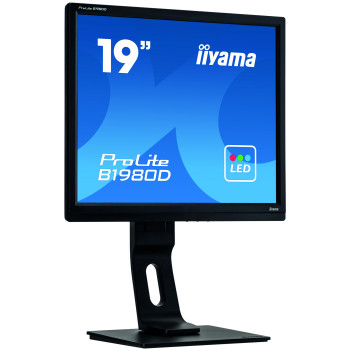 iiyama ProLite B1980D-B1 monitor komputerowy 48,3 cm (19") 1280 x 1024 px SXGA LED Czarny