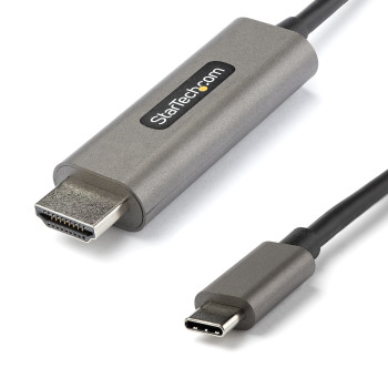 StarTech.com CDP2HDMM2MH adapter kablowy 2 m HDMI Typu A (Standard) USB Type-C Czarny, Srebrny