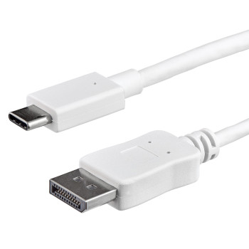 StarTech.com CDP2DPMM1MW adapter kablowy 1 m USB Type-C DisplayPort Biały