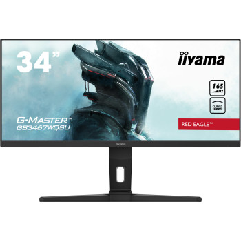 iiyama G-MASTER GB3467WQSU-B1 monitor komputerowy 86,4 cm (34") 3440 x 1440 px UltraWide Quad HD LED Czarny