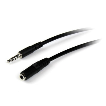 StarTech.com 1m 3.5mm 3.5mm kabel audio Czarny