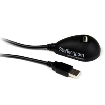 StarTech.com USBEXTAA5DSK kabel USB 1,5 m USB 2.0 USB A Czarny