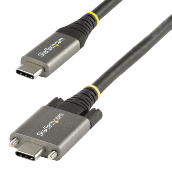 StarTech.com USB31CCSLKV1M kabel USB 1 m USB 3.2 Gen 2 (3.1 Gen 2) USB C Czarny, Szary