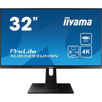 iiyama ProLite XUB3293UHSN-B1 monitor komputerowy 80 cm (31.5") 3840 x 2160 px 4K Ultra HD LED Szary
