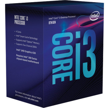 Intel Core i3-8100 procesor 3,6 GHz 6 MB Smart Cache Pudełko