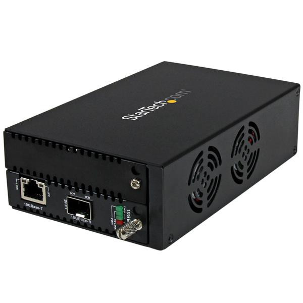 StarTech.com ET10GSFP konwerter sieciowy 20000 Mbit s Multifunkcyjny, Pojedynczy Czarny StarTech.com ET10GSFP konwerter sieciowy 20000 Mbit s Multifunkcyjny, Pojedynczy Czarny