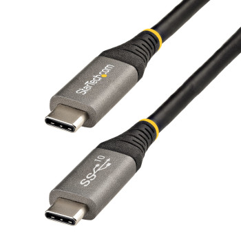 StarTech.com USB31CCV1M kabel USB 1 m USB 3.2 Gen 2 (3.1 Gen 2) USB C Czarny, Szary