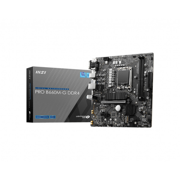 MSI PRO B660M-G DDR4 płyta główna Intel B660 LGA 1700 micro ATX MSI PRO B660M-G DDR4 płyta główna Intel B660 LGA 1700 micro ATX