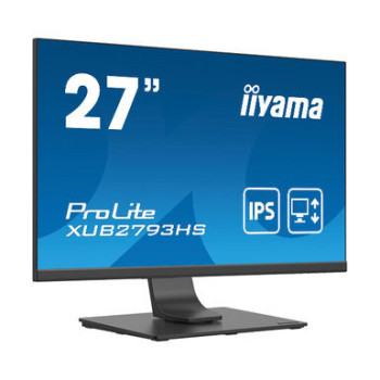 iiyama ProLite XUB2793HS-B4 monitor komputerowy 68,6 cm (27") 1920 x 1080 px Full HD LED Czarny