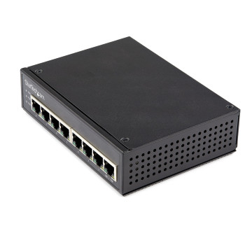 StarTech.com IESC1G80UP łącza sieciowe Nie zarządzany Gigabit Ethernet (10 100 1000) Obsługa PoE Czarny