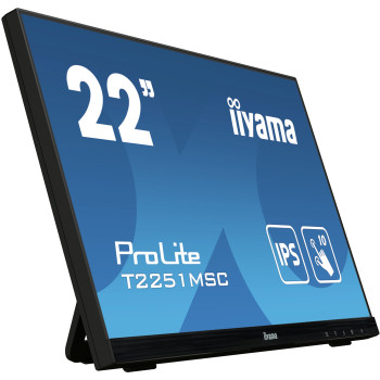 iiyama ProLite T2251MSC-B1 monitor komputerowy 54,6 cm (21.5") 1920 x 1080 px Full HD LED Ekran dotykowy Przeznaczony dla wielu