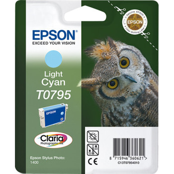 Epson Owl Wkład atramentowy Light Cyan T0795 Claria Photographic Ink