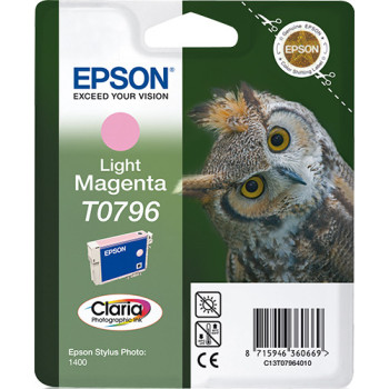 Epson Owl Wkład atramentowy Light Magenta T0796 Claria Photographic Ink