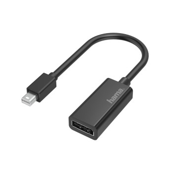 Hama 00200331 adapter kablowy Mini DisplayPort DisplayPort Czarny