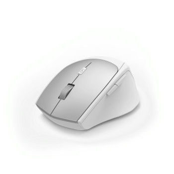 Hama KMW-700 klawiatura Dołączona myszka RF Wireless QWERTZ Niemiecki Srebrny, Biały