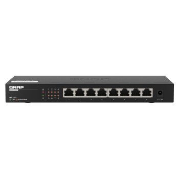 QNAP QSW-1108-8T łącza sieciowe Nie zarządzany 2.5G Ethernet (100 1000 2500) Czarny