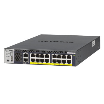 NETGEAR M4300-16X Zarządzany L3 10G Ethernet (100 1000 10000) Obsługa PoE 1U Czarny