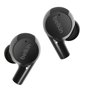 Belkin SoundForm Rise Zestaw słuchawkowy True Wireless Stereo (TWS) Douszny Bluetooth Czarny