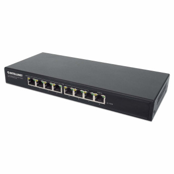 Intellinet 561679 łącza sieciowe Gigabit Ethernet (10 100 1000) Obsługa PoE Czarny