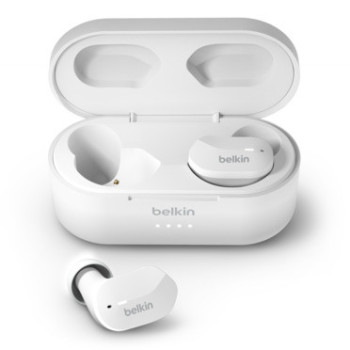 Belkin AUC001BTWH słuchawki zestaw słuchawkowy Bezprzewodowy Douszny Muzyka Micro-USB Bluetooth Biały
