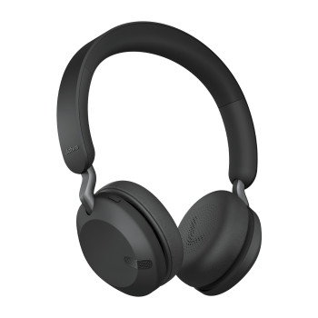 Jabra Elite 45h Zestaw słuchawkowy Bezprzewodowy Opaska na głowę Połączenia muzyka USB Type-C Bluetooth Czarny, Tytan