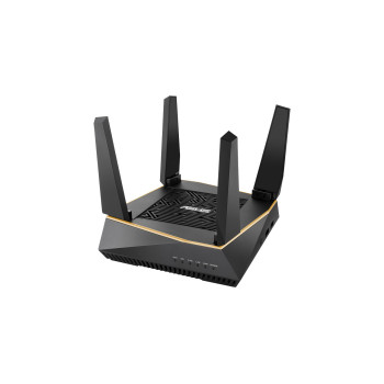 ASUS AiMesh AX6100 router bezprzewodowy Gigabit Ethernet Tri-band (2.4 GHz 5 GHz 5 GHz) 4G Czarny