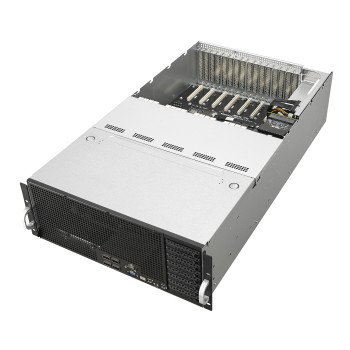 ASUS ESC8000 G4 10G Intel® C621 LGA 3647 (Socket P) Rack (4U) Czarny, Srebrny