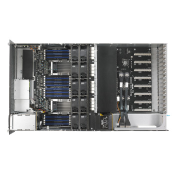 ASUS ESC8000 G4 10G Intel® C621 LGA 3647 (Socket P) Rack (4U) Czarny, Srebrny