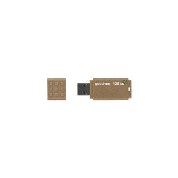 Goodram UME3 Eco Friendly pamięć USB 128 GB USB Typu-A 3.2 Gen 1 (3.1 Gen 1) Brązowy